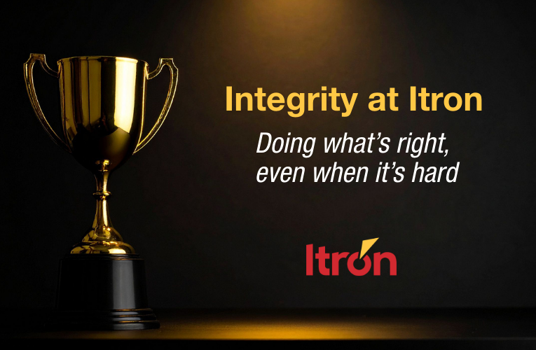 trophy, Itron recognition as one of the World's Most Ethical Companies